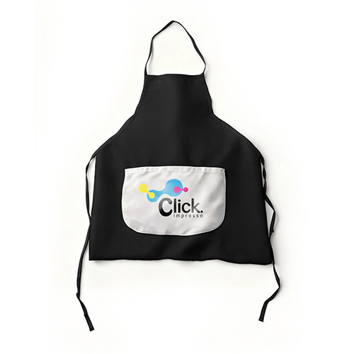 Avental Preto, área de imagem 21x29,7cm